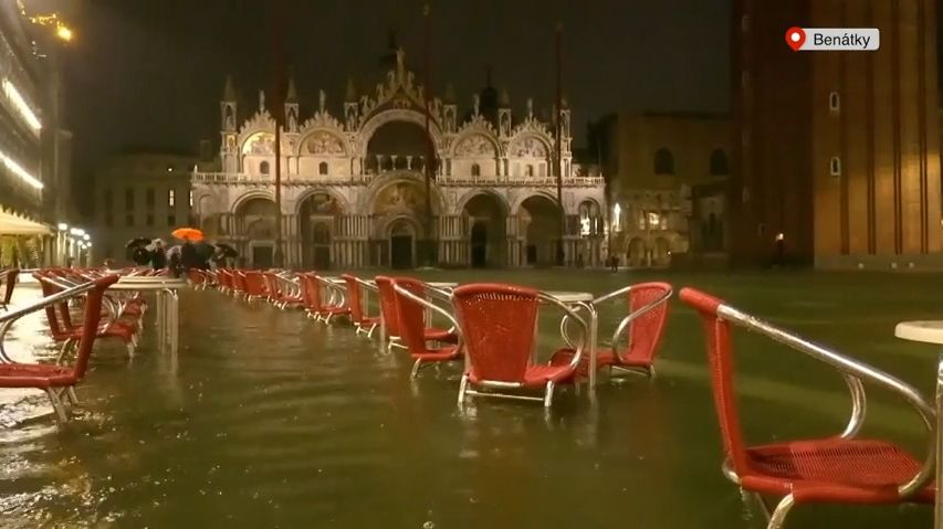 Video: Benátky zaplavila voda, může za to bouře nad Atlantikem